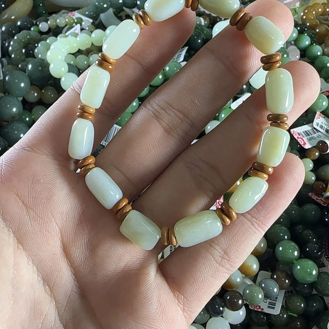 和田玉手链未镶嵌203