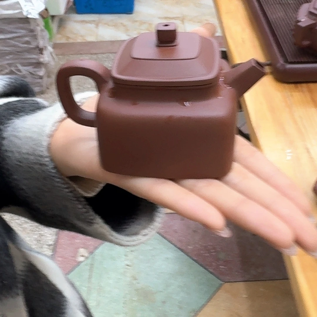紫砂茶壶紫砂壶四方德钟160cc