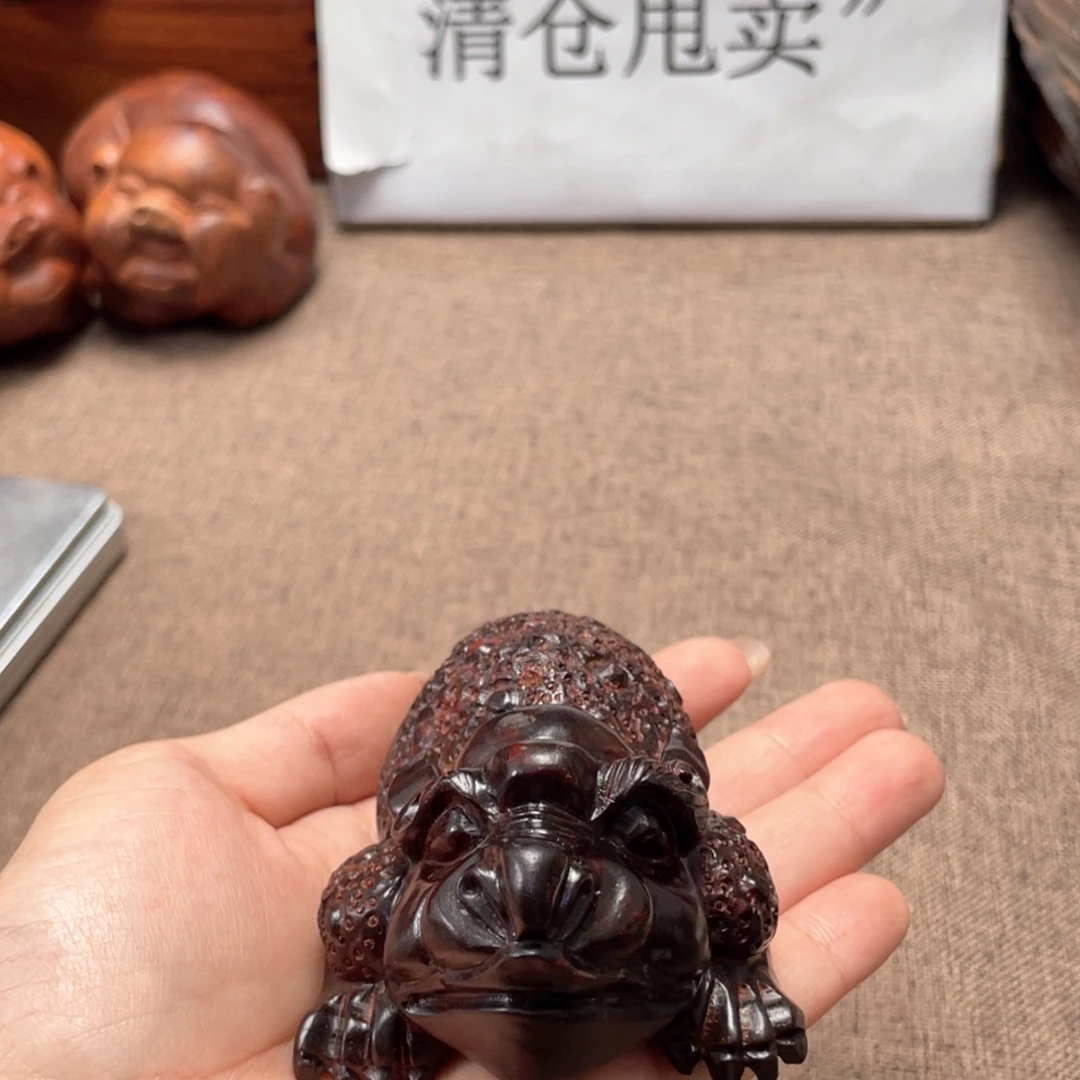 檀香紫檀（小叶紫檀）金蟾