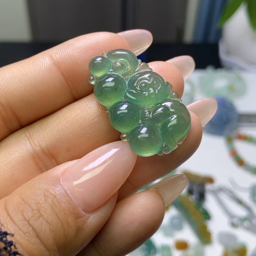 【闪购商品】定制翡翠未镶嵌猴子