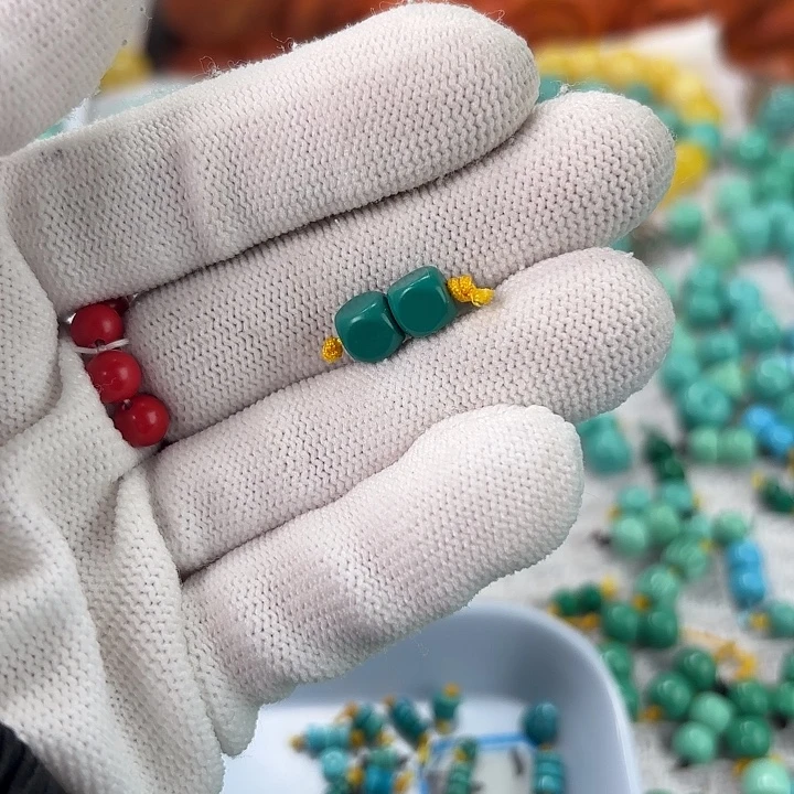 南红玛瑙未镶嵌手链绿松石