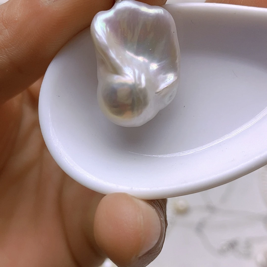 淡水珍珠颈饰银S925镶嵌