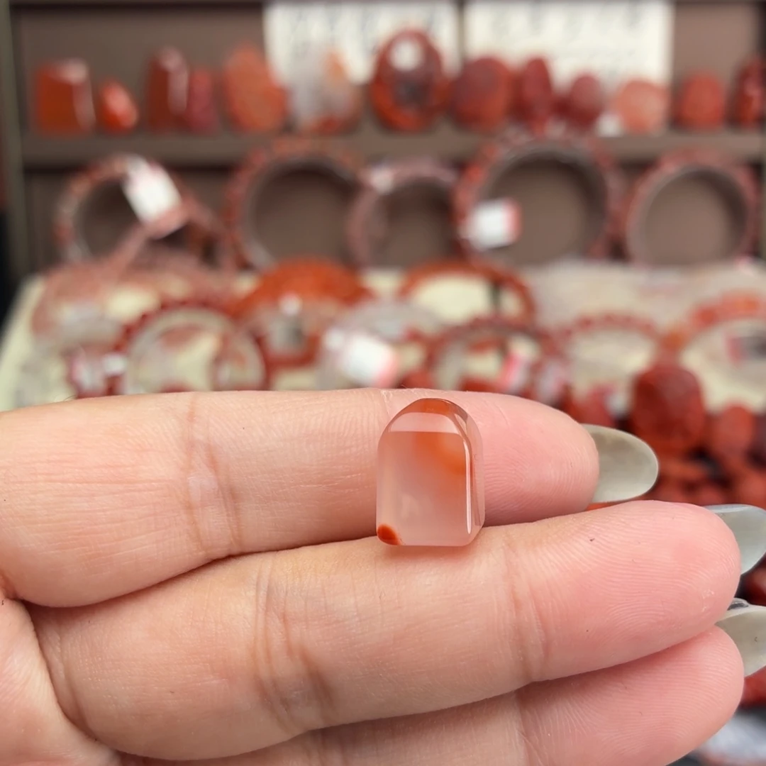 南红玛瑙未镶嵌颈饰长条