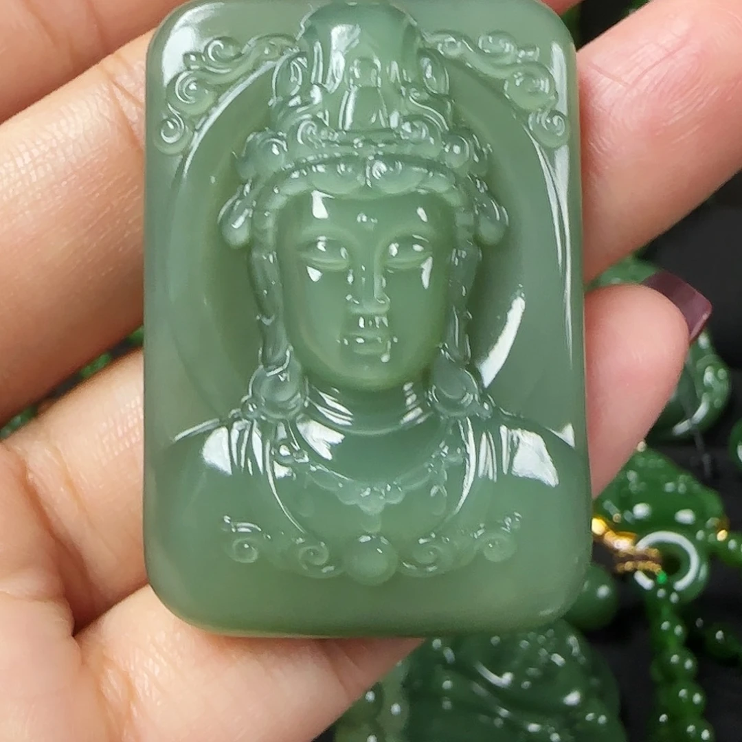 和田玉（碧玉）未镶嵌颈饰