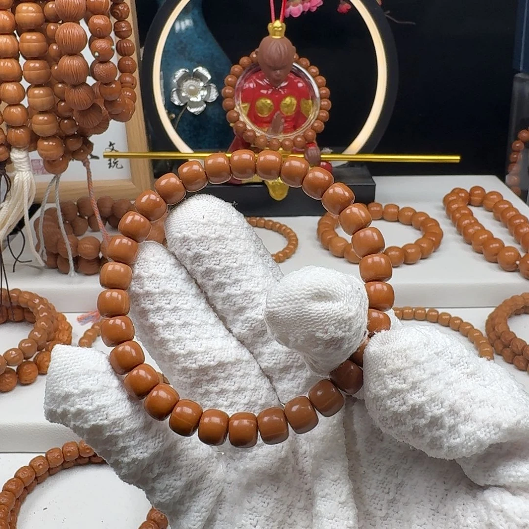 胖***熊猴头核桃手串猴头道珠8.5