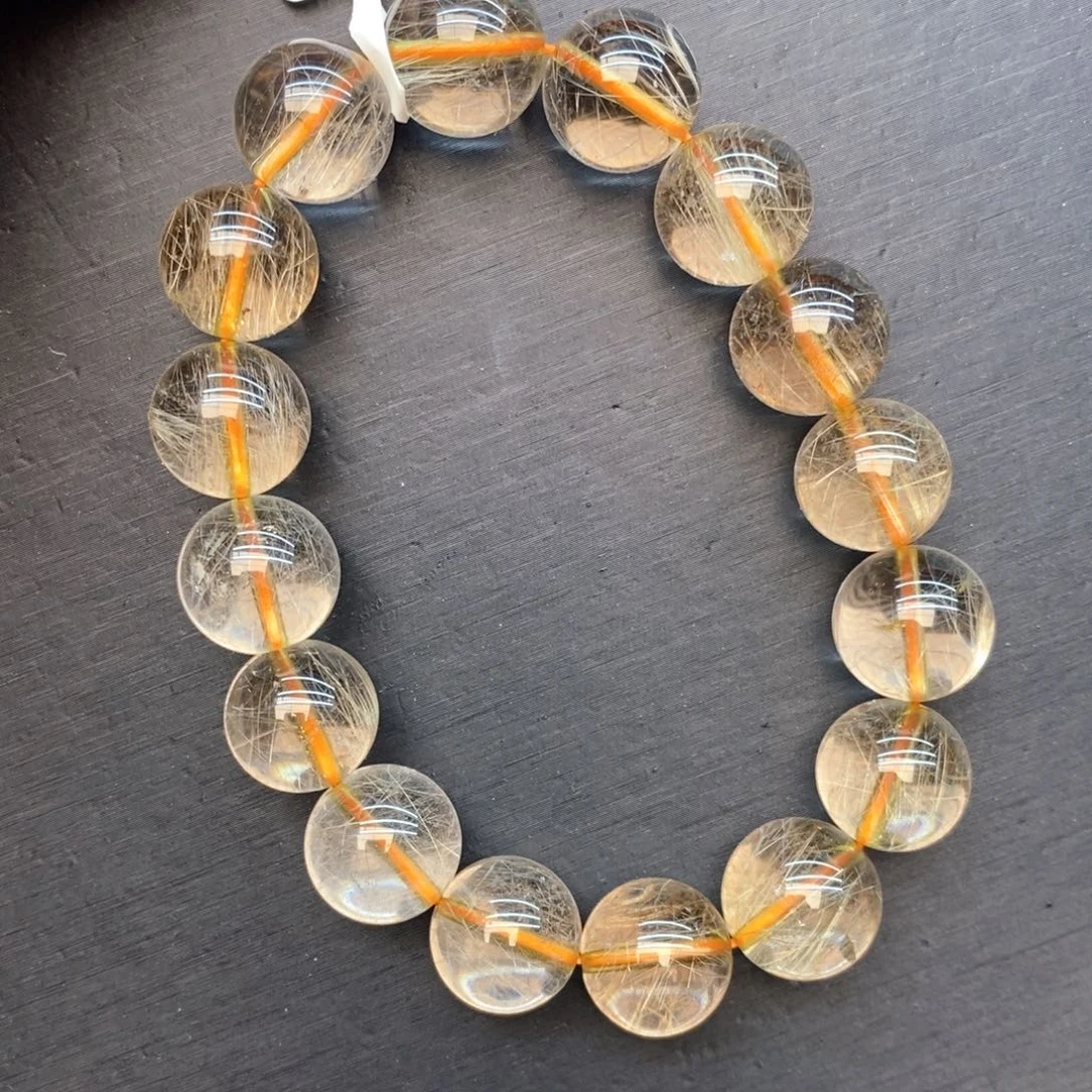 水晶手链未镶嵌2金发13mm