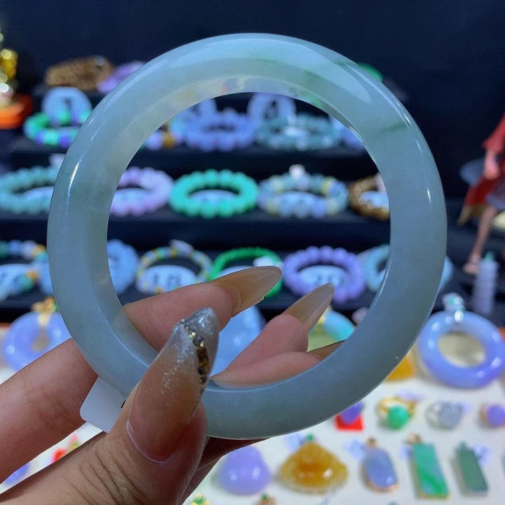 翡翠未镶嵌手链翡翠56