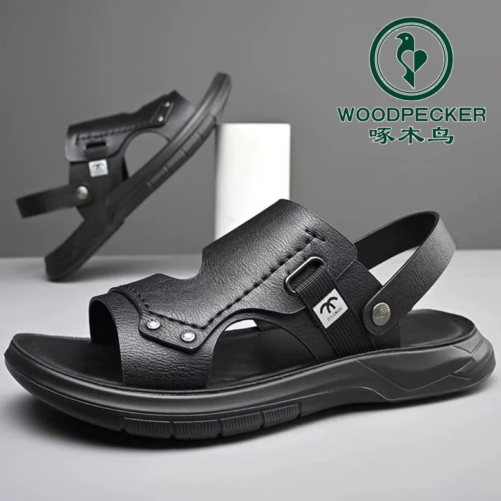 啄木鸟防滑透气沙滩鞋男士凉鞋休闲沙滩男士欧美风男款舒适时尚