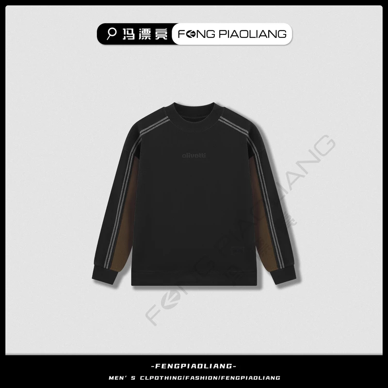 黑【冬日恋歌加厚保暖卫衣】99418秋冬时尚哈苏线工艺万针刺绣重磅