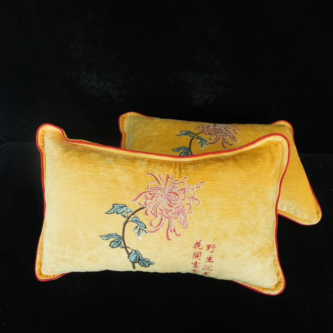 A6862 西马来西亚沉香勾丝养生枕 一对