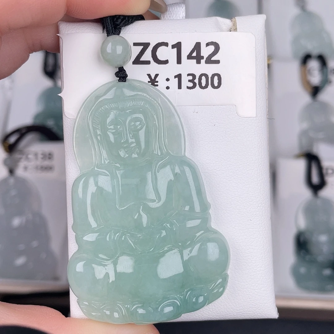 翡翠未镶嵌颈饰zc142