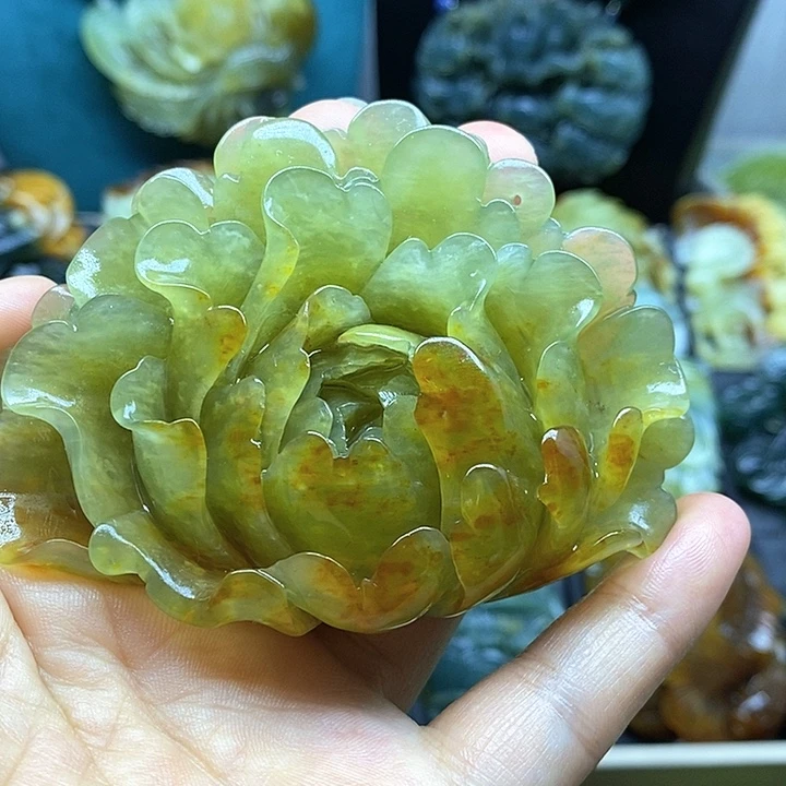 蛇纹石玉未镶嵌挂件