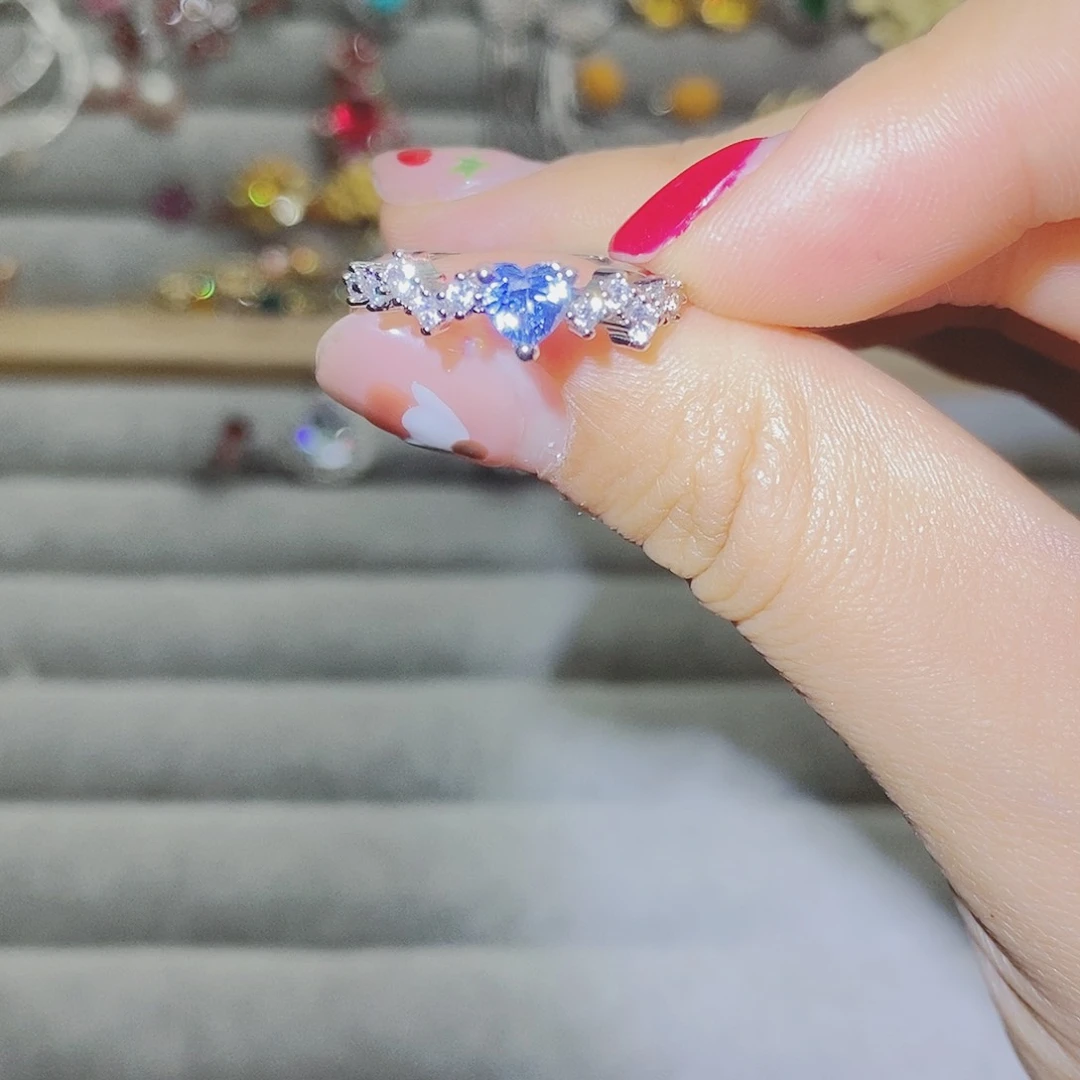 【闪购商品】芙蓉石戒指银S925镶嵌