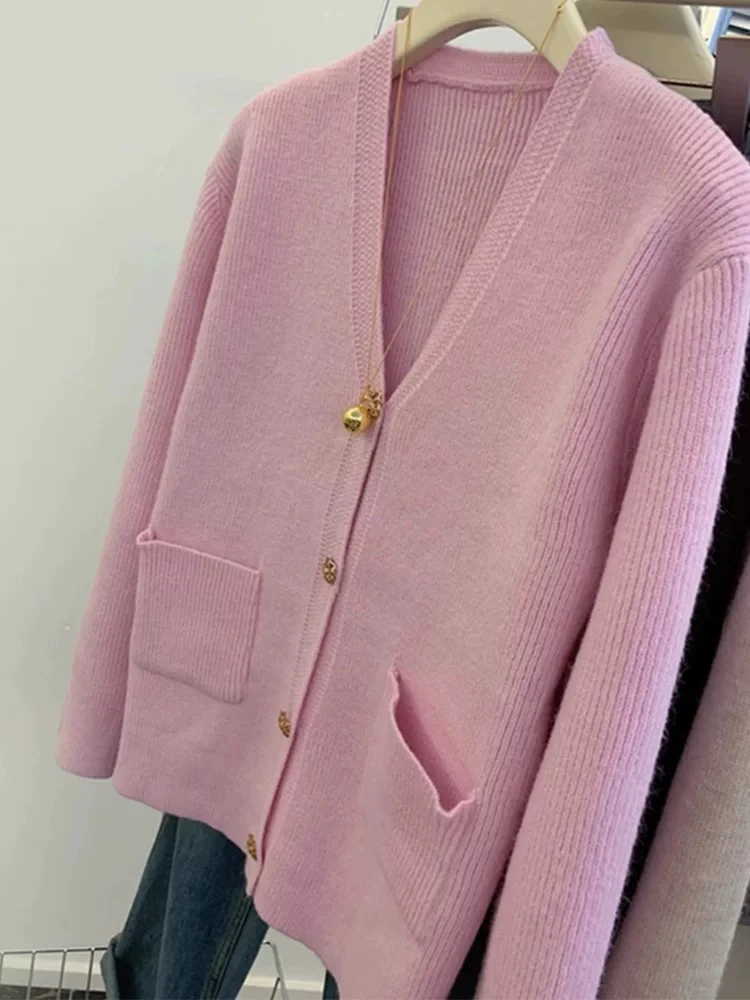 123 慵懒温柔风氛围感穿搭毛衣外套（T13）