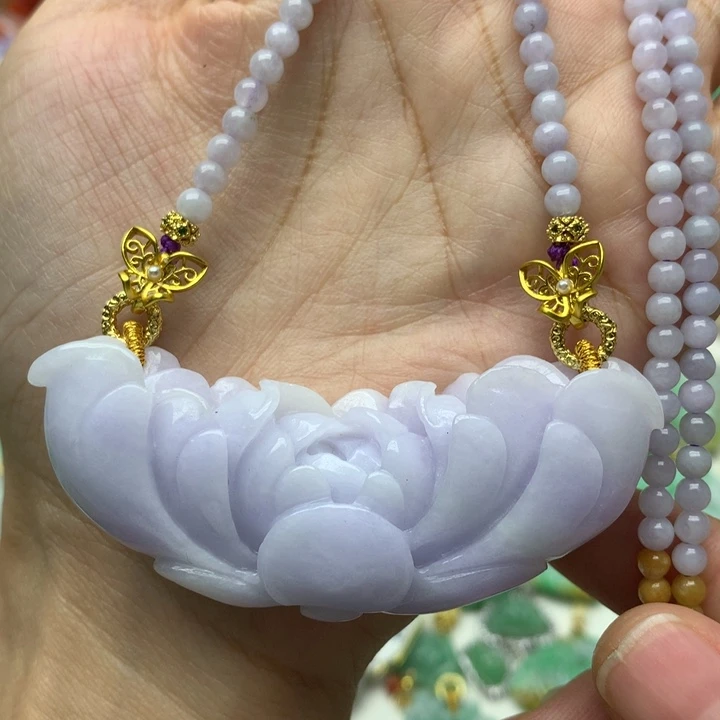 颈饰未镶嵌翡翠翡翠