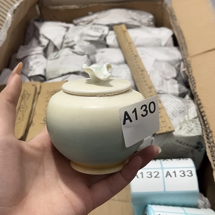 瓷片茶摆件工艺品摆件666