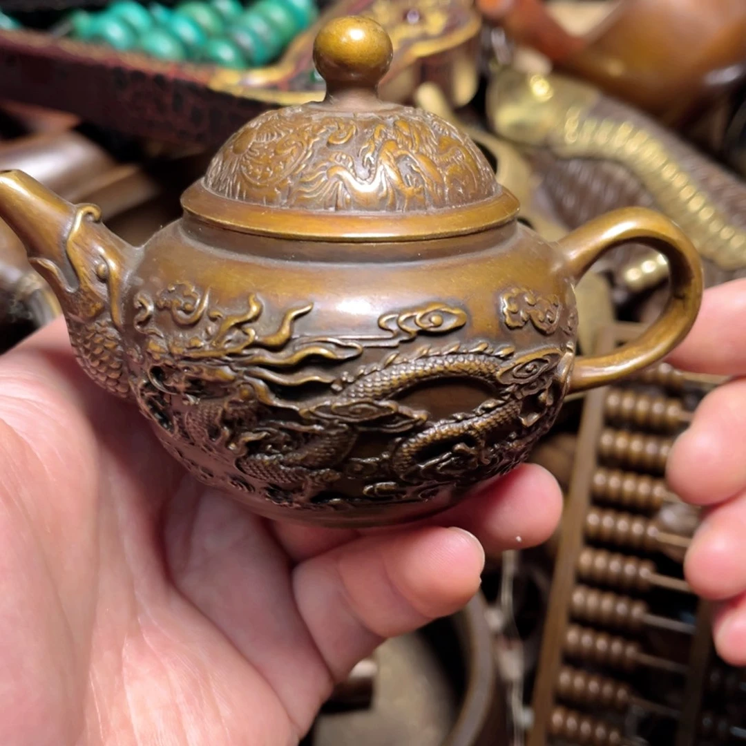 铜器摆件手把件便宜漏