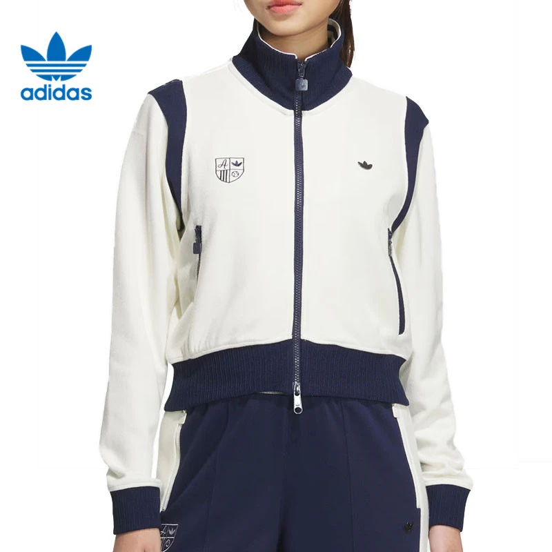 adidas/阿迪达斯Originals三叶女子针织无帽外套JM8022