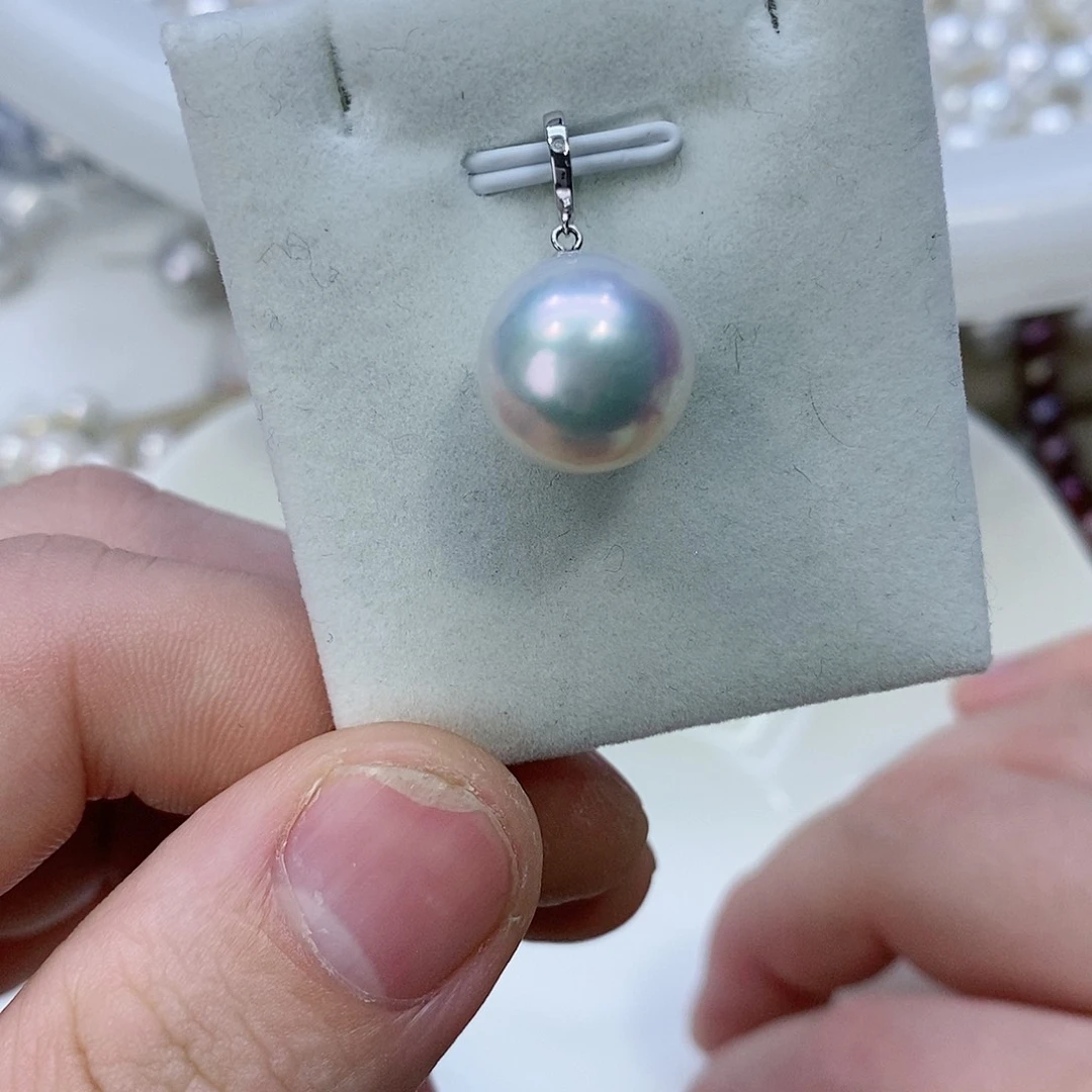 海水珍珠颈饰18K金镶嵌