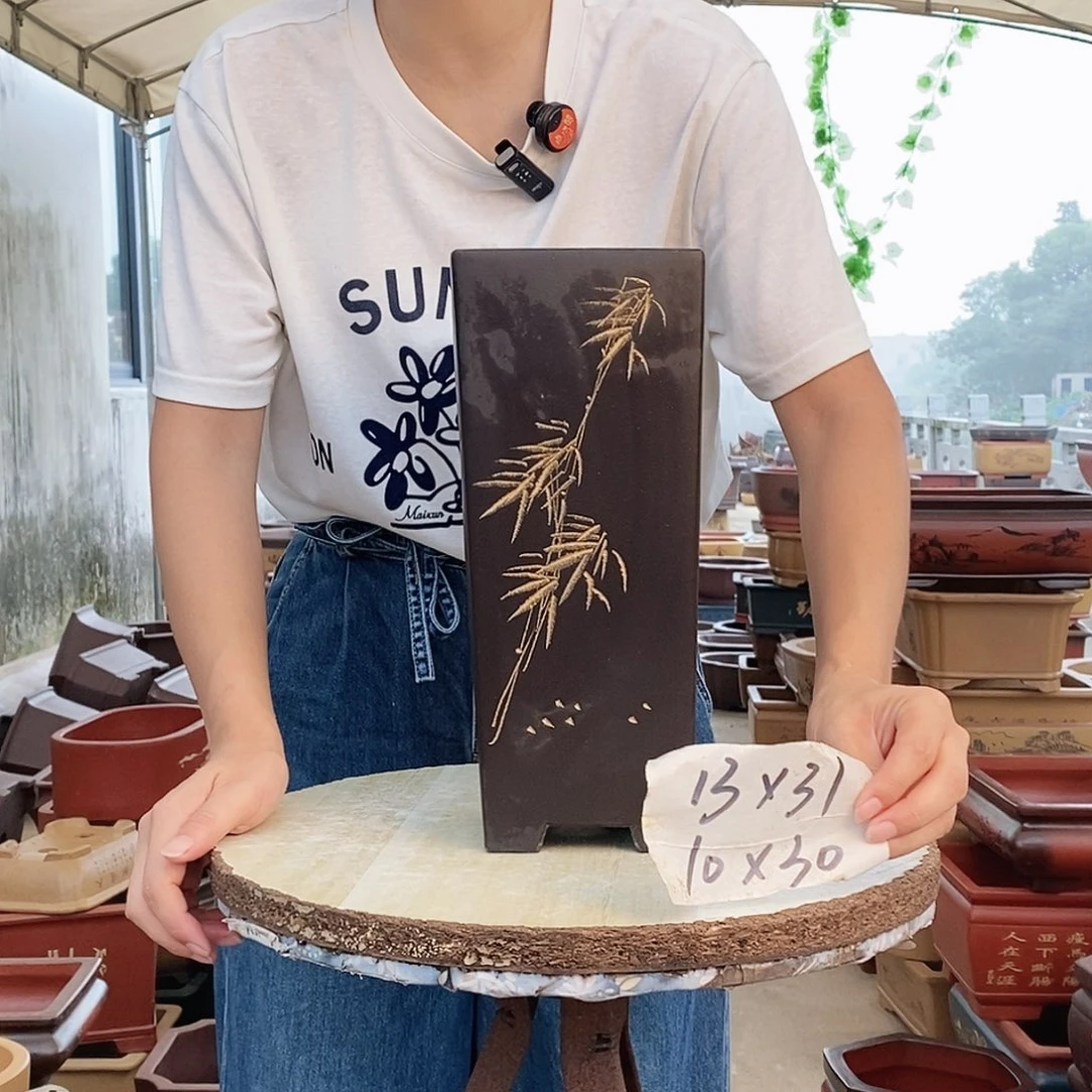 花盆紫砂紫砂花盆瑕疵