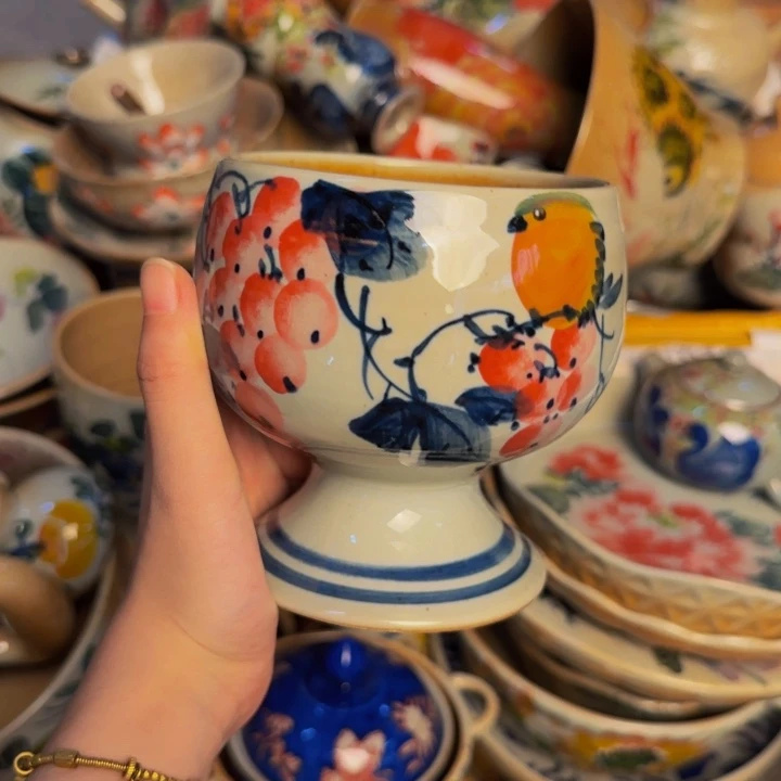 瓷片景德镇陶瓷手工手绘