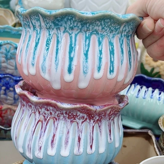 多肉绿植陶瓷花盆