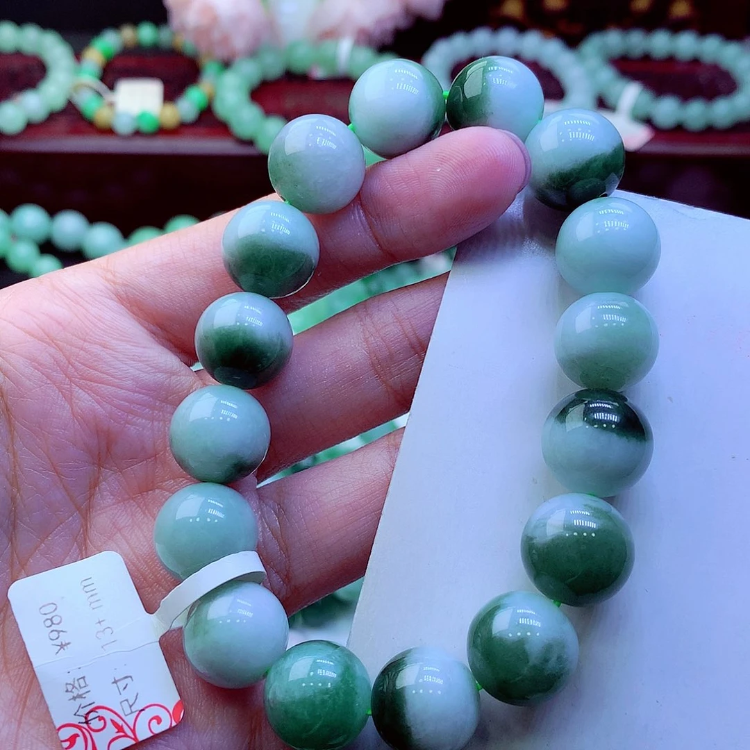 翡翠未镶嵌毛衣链