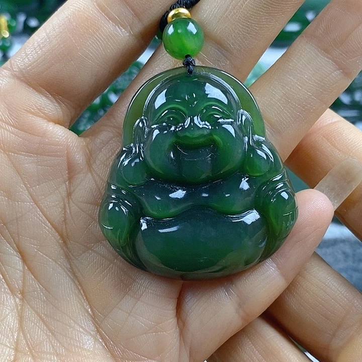 和田玉（碧玉）未镶嵌吊坠(不含链)41