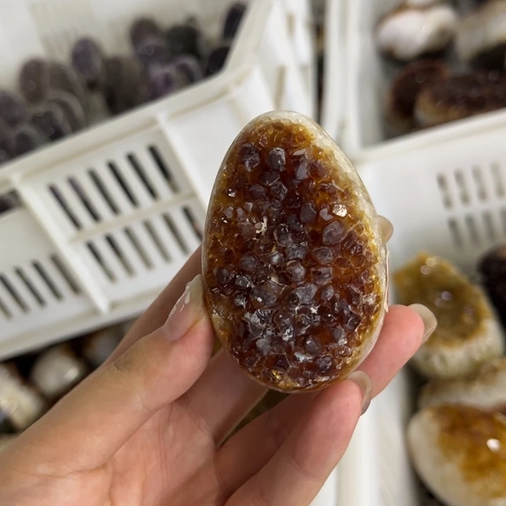 发饰水晶未镶嵌黄晶蛋