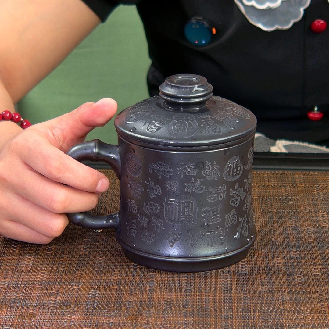 茶杯紫砂高货放漏