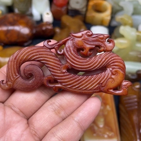 和田玉未镶嵌颈饰36