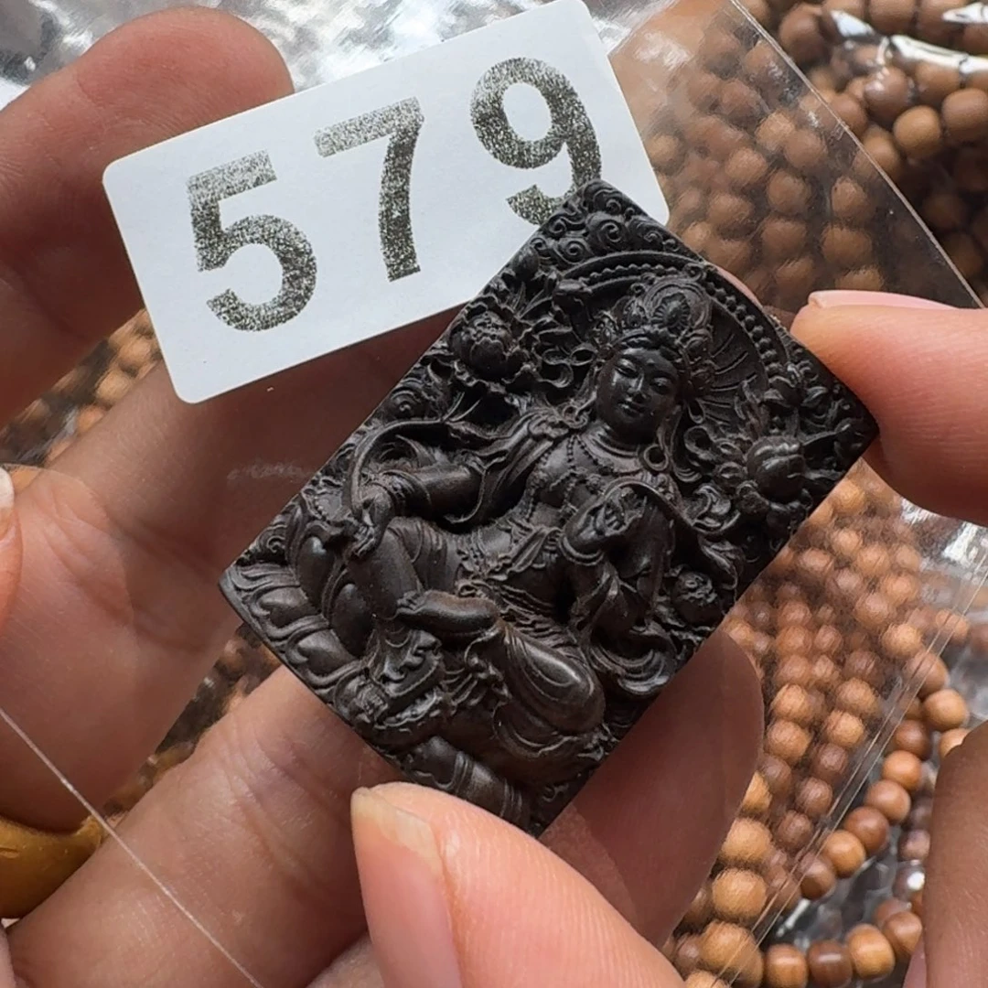 其他檀香木阴沉老山度母3×4.5