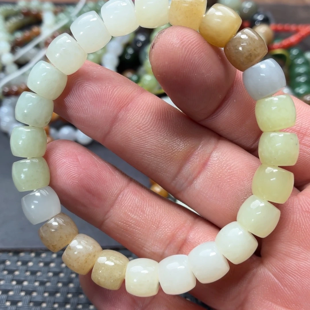 和田玉未镶嵌手链