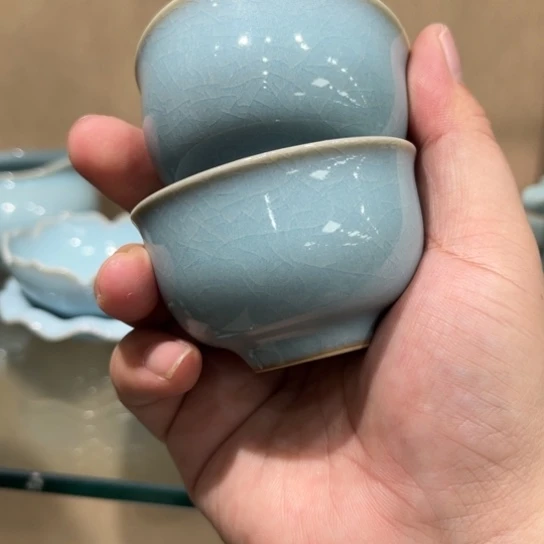 瓷片陶瓷茶具汝瓷茶具