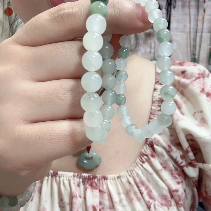 石英质玉手链未镶嵌拍一发二