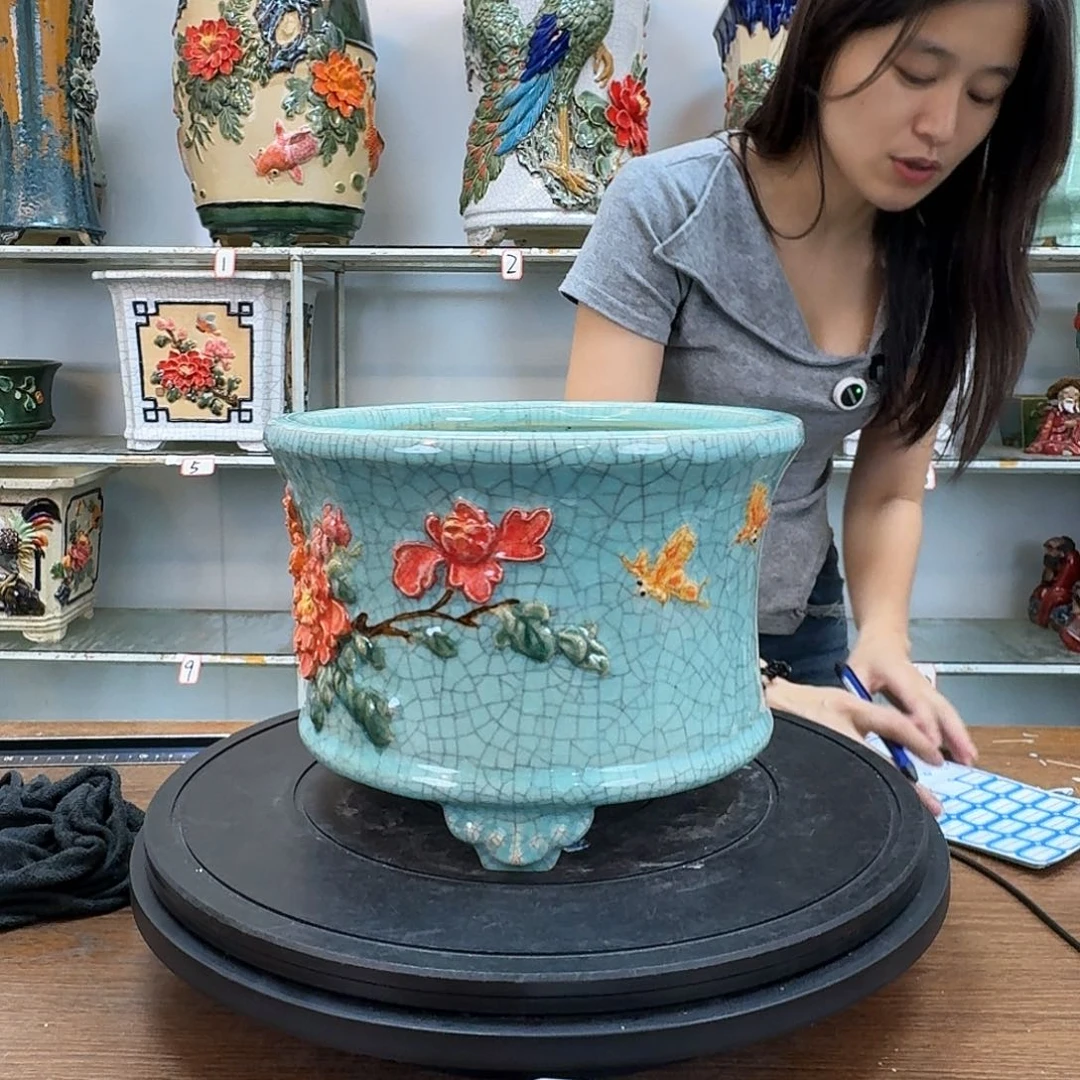 小*标石湾盆180陶瓷