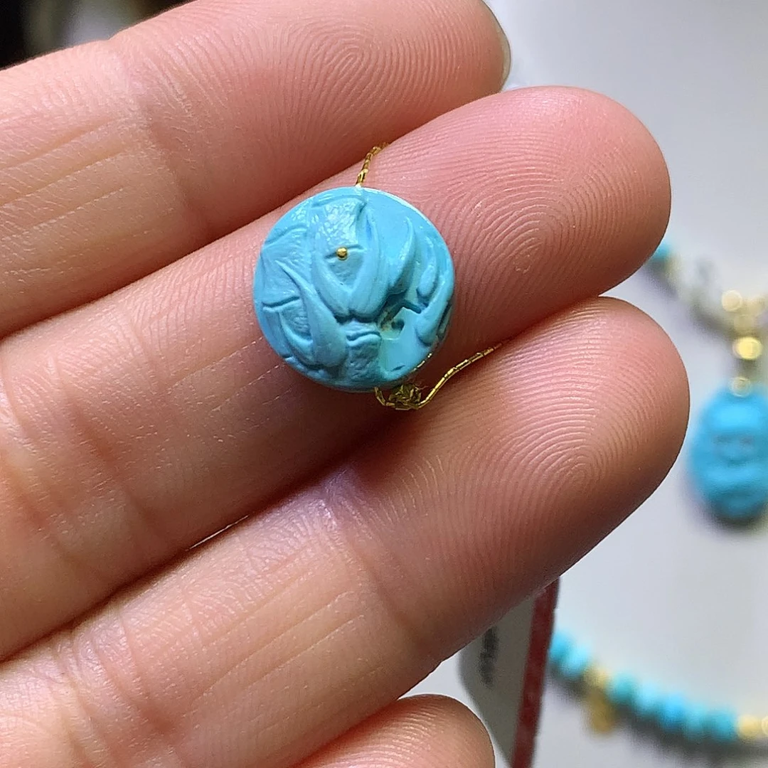 绿松石未镶嵌配饰