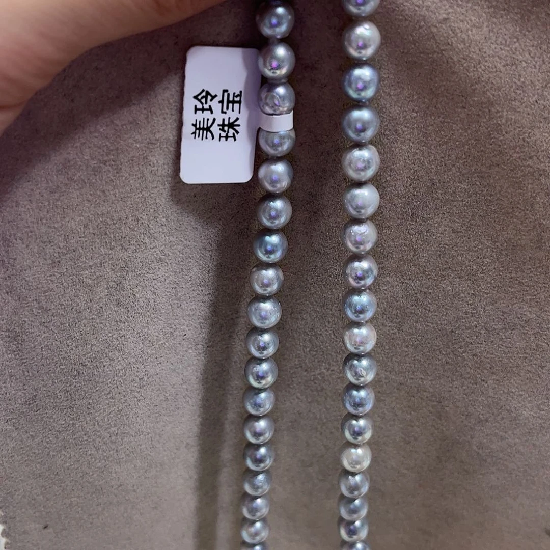 海水珍珠颈饰银S925镶嵌