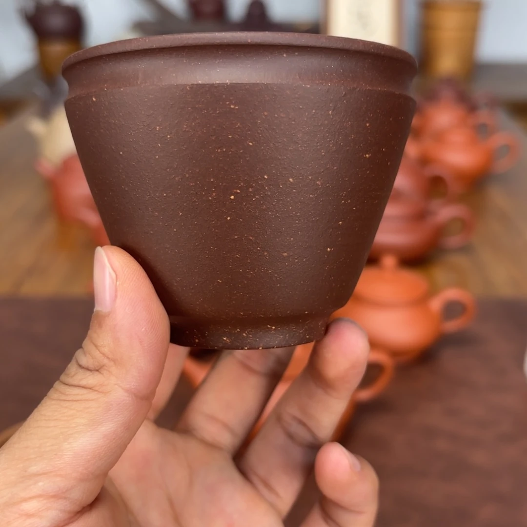 茶壶紫砂紫泥主人杯