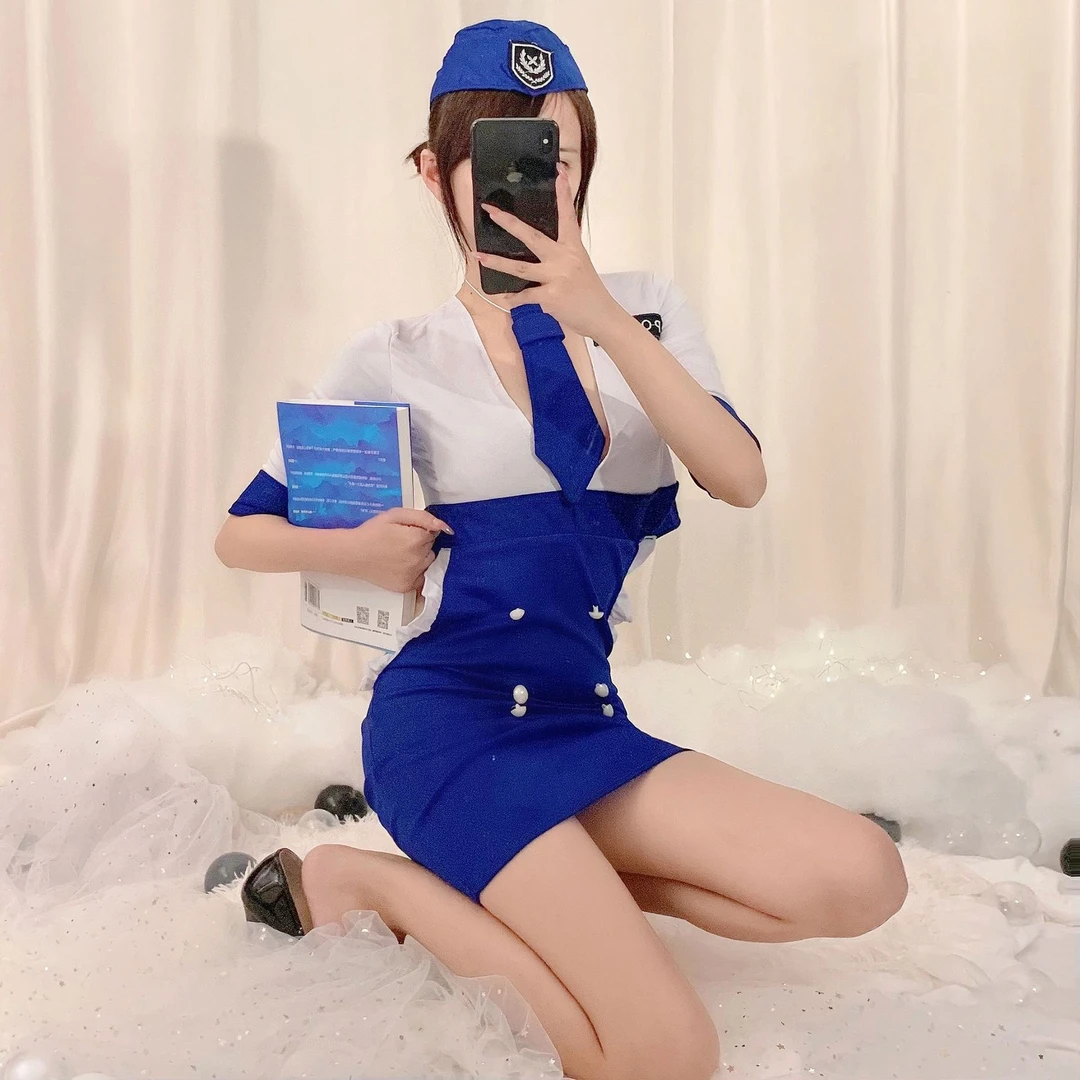 内衣新款空姐女警制服诱惑性感修身角色扮演夜店演出诱惑套装