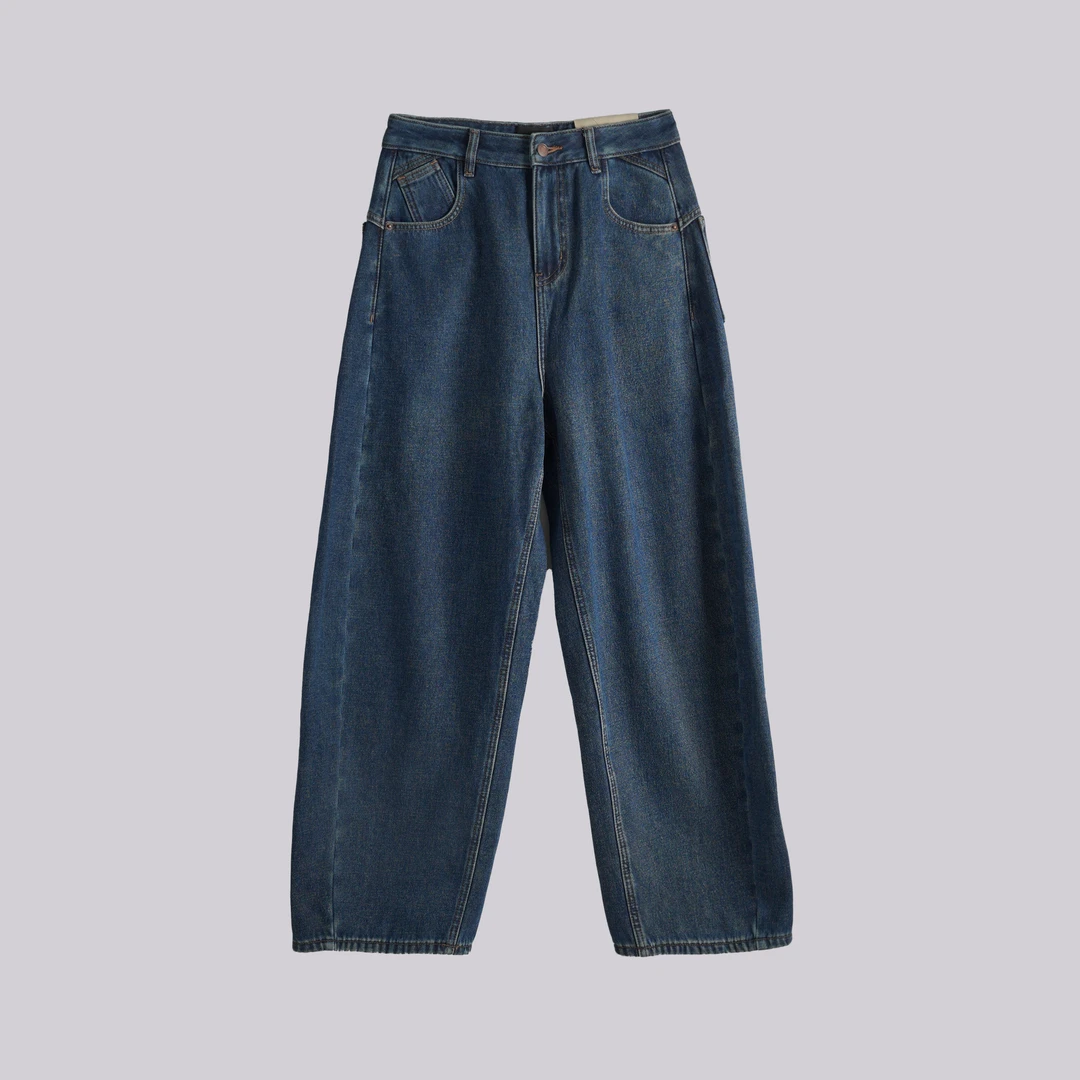 WK    美式复古蓝牛仔裤（加绒）