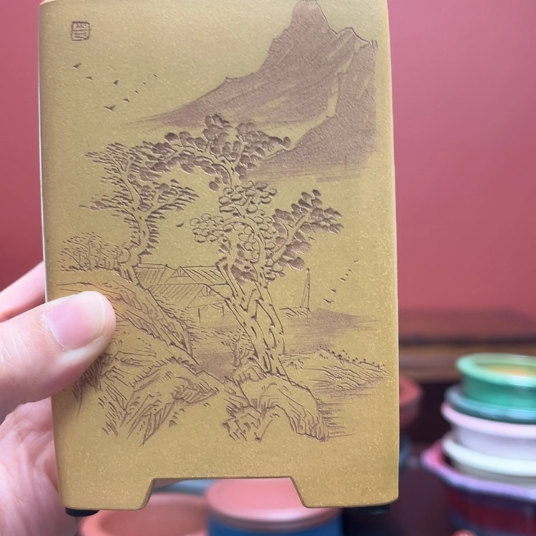 紫砂花盆菲*全手工花盆