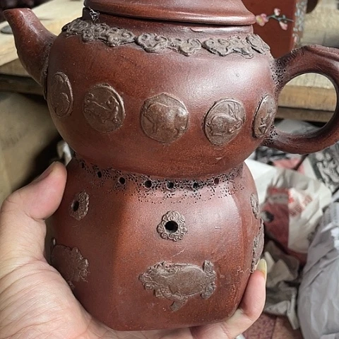 茶壶紫砂紫砂壶大家都是朋友的紫砂