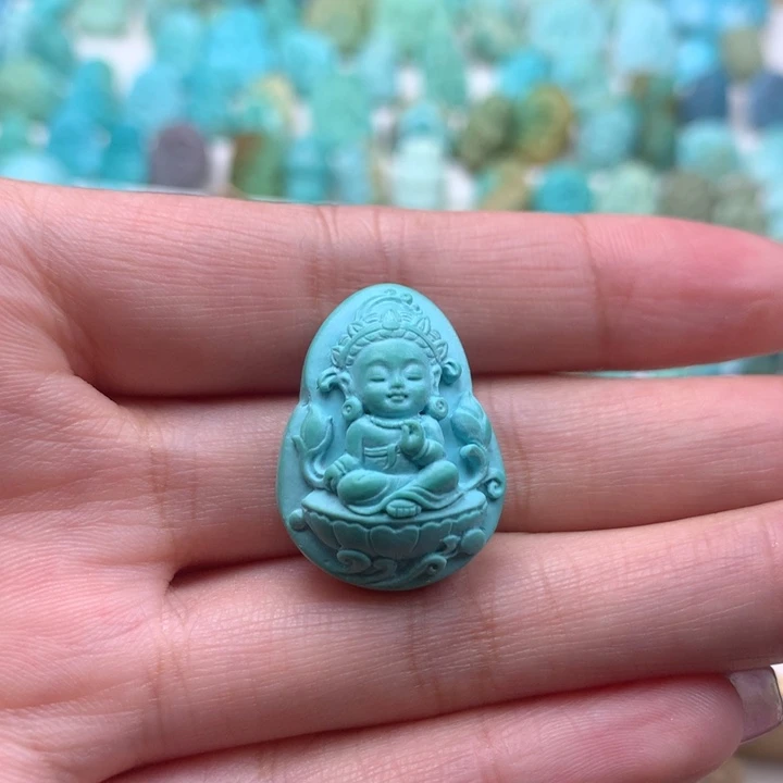 绿松石未镶嵌原矿绿松石系列