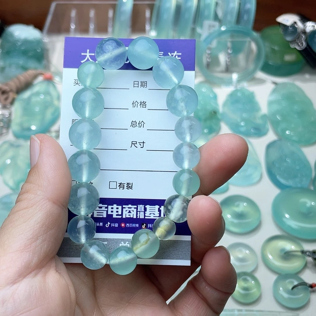 蛇纹石玉手链未镶嵌