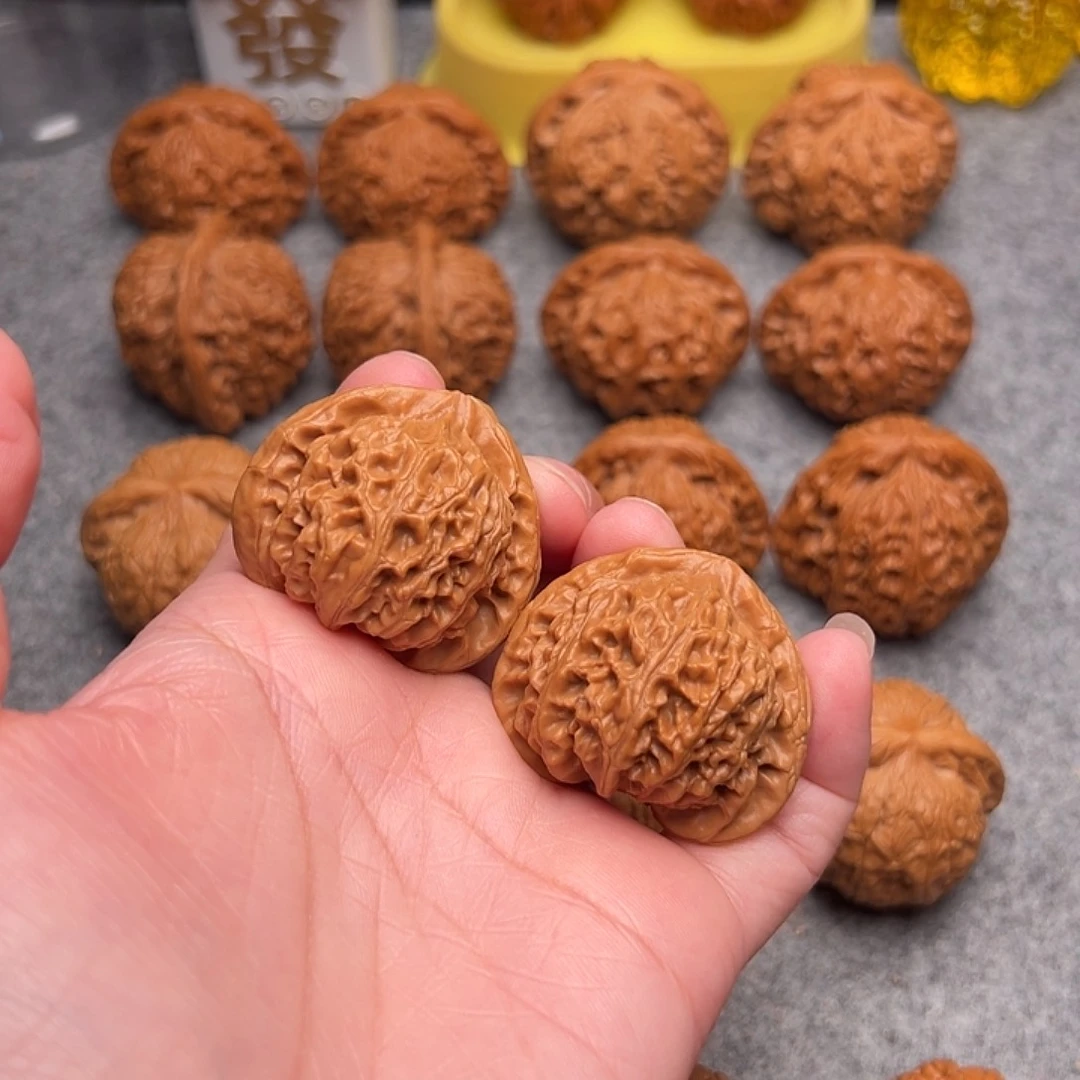 把件文玩核桃精品桃心宫灯40全品