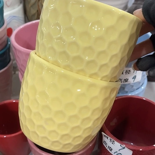 多肉绿植陶瓷花盆9.9包邮