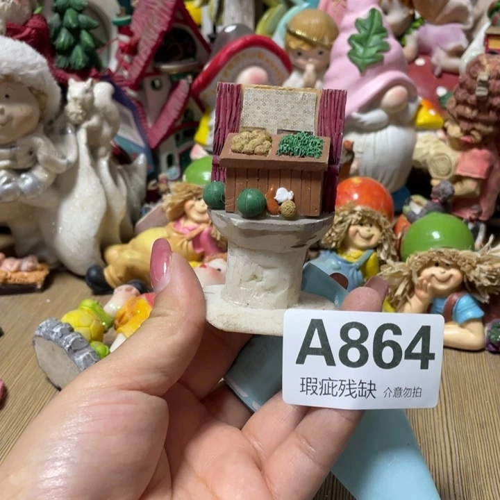 吃***-摆件孤品老货微瑕瓷