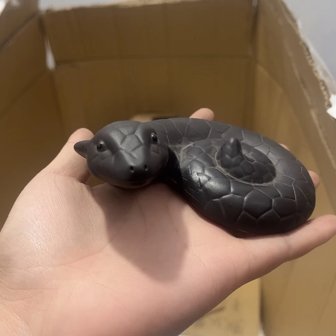 瓷片茶摆件工艺品摆件666