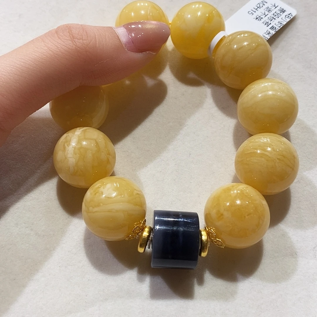 蜜蜡未镶嵌手串蜜蜡